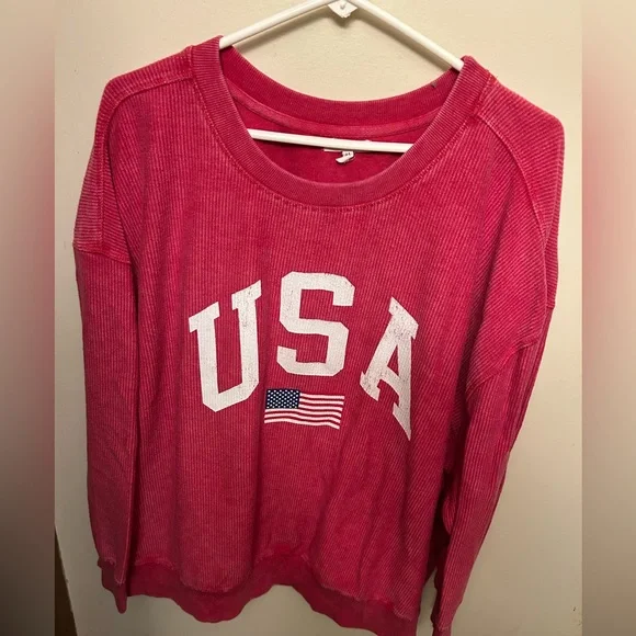 Maurice’s waffle distressed sweatshirt, gently worn very little, sz 3x, runs tru - Picture 1 of 6